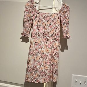 Mi Ami floral print dress - fully functional zipper - worn once
